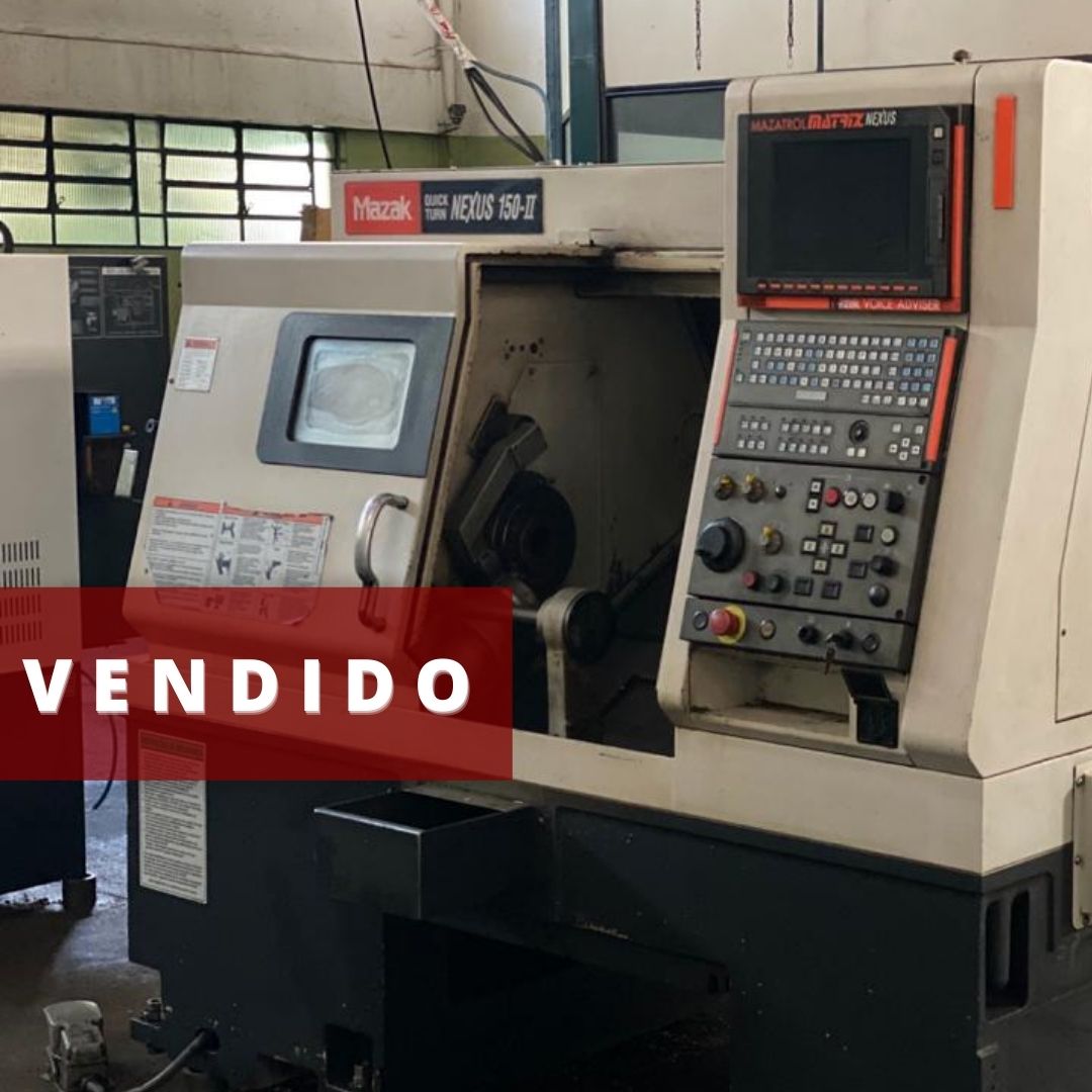 TORNO CNC MAZAK NEXUS QTN 150-S II ANO 2007